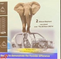 هیوندای Creta مدل 2020 قابلیت تحمل وزن دو فیل را دارد!