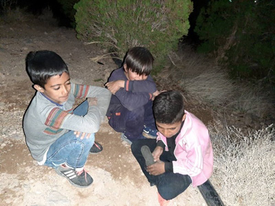 نجات ۷ کودک مفقود شده در کوه‌های کرمان
