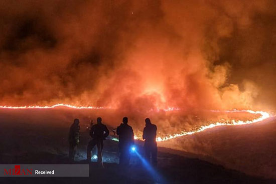 آتش‌سوزی وسیع در انگلیس