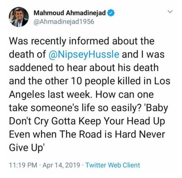 سوال جنجالی احمدی نژاد در توئیتر باز هم سوژه شد