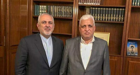 ظریف با رئیس الحشدالشعبی دیدار کرد