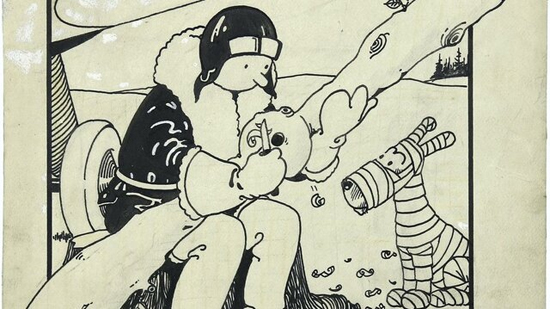 فروش ۱.۱۲ میلیون دلاری اولین نقاشی تن‌تن