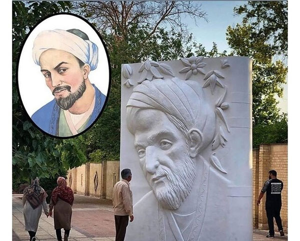 کپیِ مضحک نماد شهری سعدی در شیراز سوژه شد