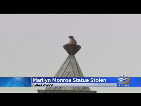 مجسمه یادبود مرلین مونرو به سرقت رفت!