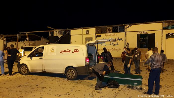 حمله‌هوایی به اردوگاه پناهجویان در لیبی