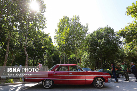 خودروهای کلاسیک در چهارباغ اصفهان