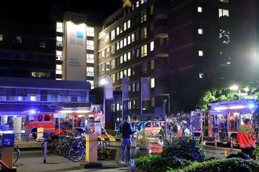 بیمارستانی در آلمان در آتش سوخت