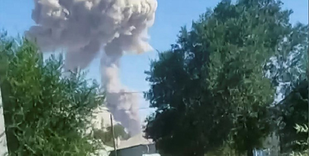 انفجار قوی در شهر «اریس» قزاقستان