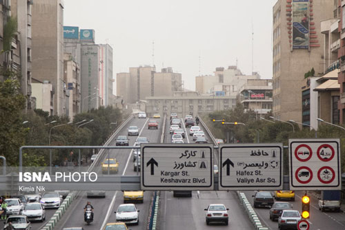 افزایش ذرات معلق در هوای تهران