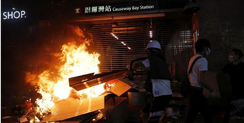 خشونت‌های بی سابقه در هنگ کنگ