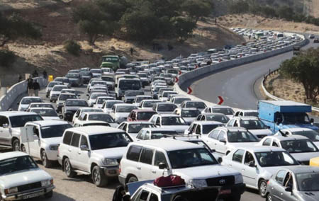 محدودیت تردد در محور اسلام‌آبادغرب به خسروی