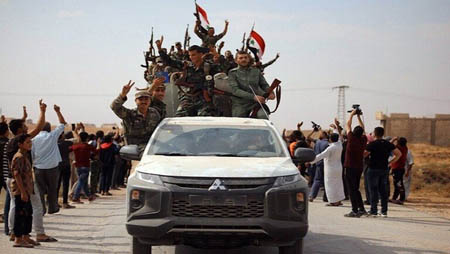 ارتش سوریه در آستانه ورود به شهر «رقه»