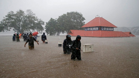 بارندگی در هند 45 کشته برجا گذاشت