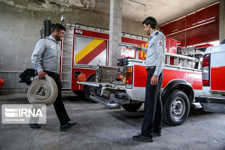 نمایشگاه تجهیزات آتش‌نشانی در تهران گشایش یافت