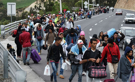 شمار مهاجران ونزوئلایی رو به افزایش است