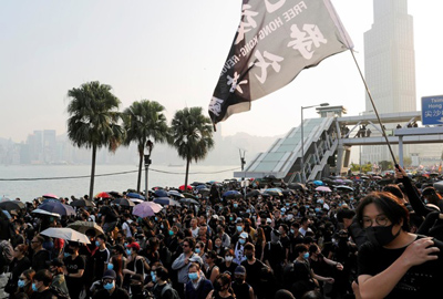 ادامه تظاهرات گسترده در هنگ کنگ