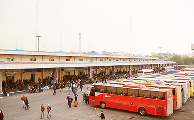 ترمینال اتوبوسرانی غرب تهران تعطیل شد