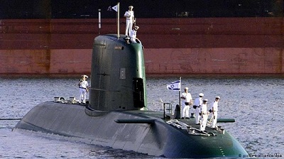 زیردریایی اسرائیل در راه خلیج فارس