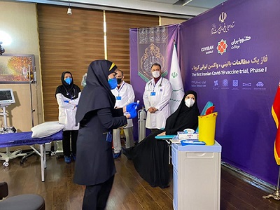 اولین داوطلب واکسن کرونای ایرانی