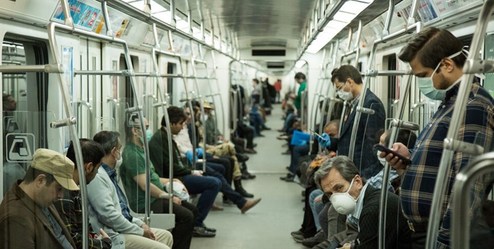 ورود ممنوع مترو به مسافران بدون ماسک