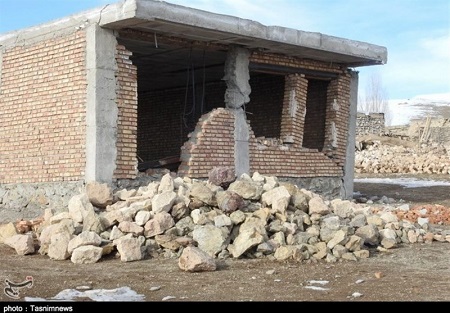 تخریب ۱۰۰درصدی تعدادی از منازل در رامیان