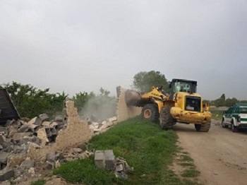 تخریب 18 مورد ساخت و ساز غیرمجاز در بروجرد