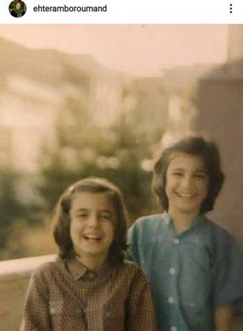عکسی خاطره‌انگیز از لیلا حاتمی و لیلی رشیدی
