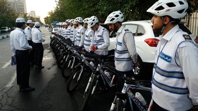 آغاز فعالیت پلیس دوچرخه‌سوار در تهران