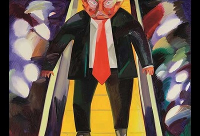 یک نقاشی از ترامپ به حراج گذاشته می‌شود