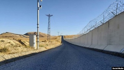 دیوار مرزی ۸۱ کیلومتری ترکیه با ایران تکمیل شد