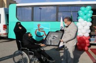 بهره برداری از دو خودروی عمومی ویژه معلولان و روشندلان