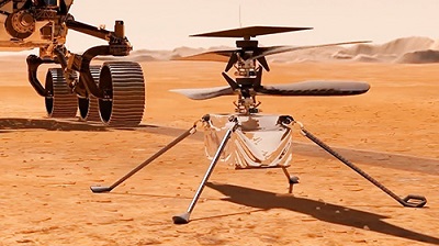 تاریخ اولین پرواز هلیکوپتر «نبوغ» در مریخ اعلام شد