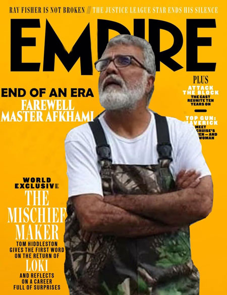 طرح مجله امپایر برای خداحافظی کارگردان جنجالی