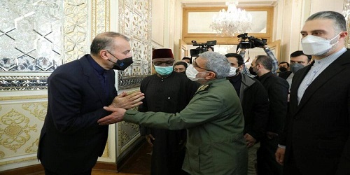 تصویری از سردار قاآنی و وزیر خارجه