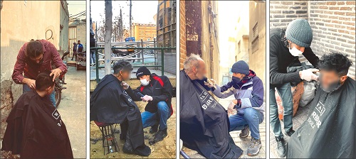 قصه کمک به بی‌خانمان‌ها از زبان یک آرایشگر