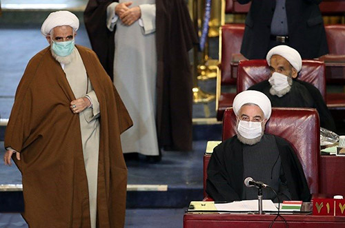 حسن روحانی به مجلس خبرگان رفت