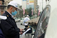 جریمه کرونایی، هدیه پلیس راه مازندران به خودرو‌های متخلف