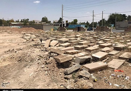 قبرستان «دباغی» در شیراز تخریب شد!