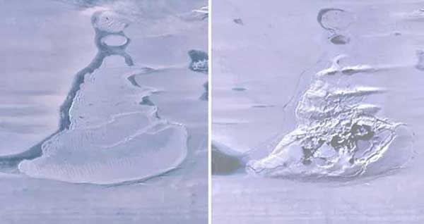 دریاچه عظیم قطب جنوب طی ۳روز از بین رفت!
