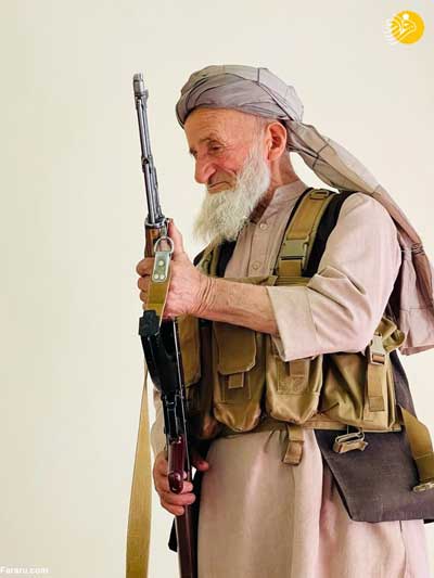 پیرترین عضو مقاومت پنجشیر در جنگ با طالبان
