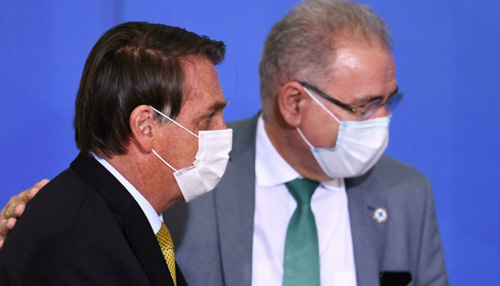 تست کرونای وزیر بهداشت برزیل مثبت شد