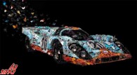 آثار هنری شگفت انگیز پورشه 917 ساخته شده از پروانه های کاغذی