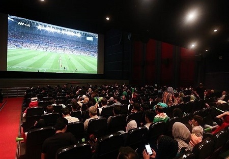 سینما‌ها بازی ایران و کره را نمایش می‌دهند