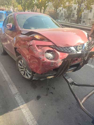 تصادف میلیاردی در بزرگراه شهید باقری تهران