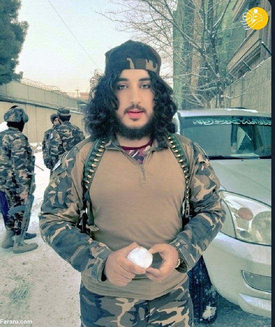 تصویر جنگجوی خوش‌تیپ طالبان!
