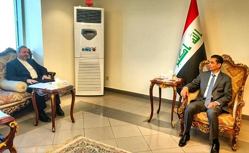 دیدار سفیر ایران با وزیر حمل و نقل عراق