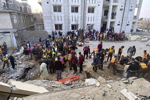 افزایش تلفات انفجار مسجد پیشاور پاکستان