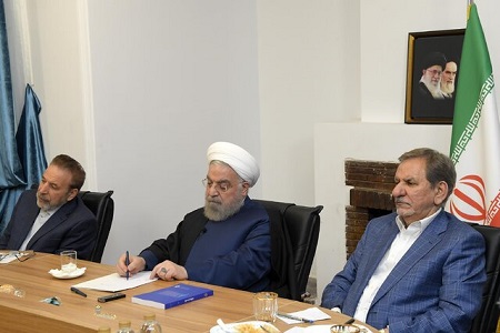 حسن روحانی: دولت قبل با سه فاجعه روبرو بود