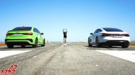 مسابقه درگ آئودی RS3 در برابر آئودی E-Tron GT+ویدئو