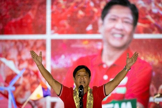 فردیناند مارکوس در انتخابات فیلیپین پیروز شد